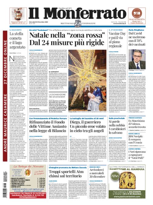 Il Monferrato - Edizione 96 del 23/12/2020